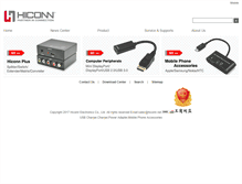 Tablet Screenshot of hiconn.net